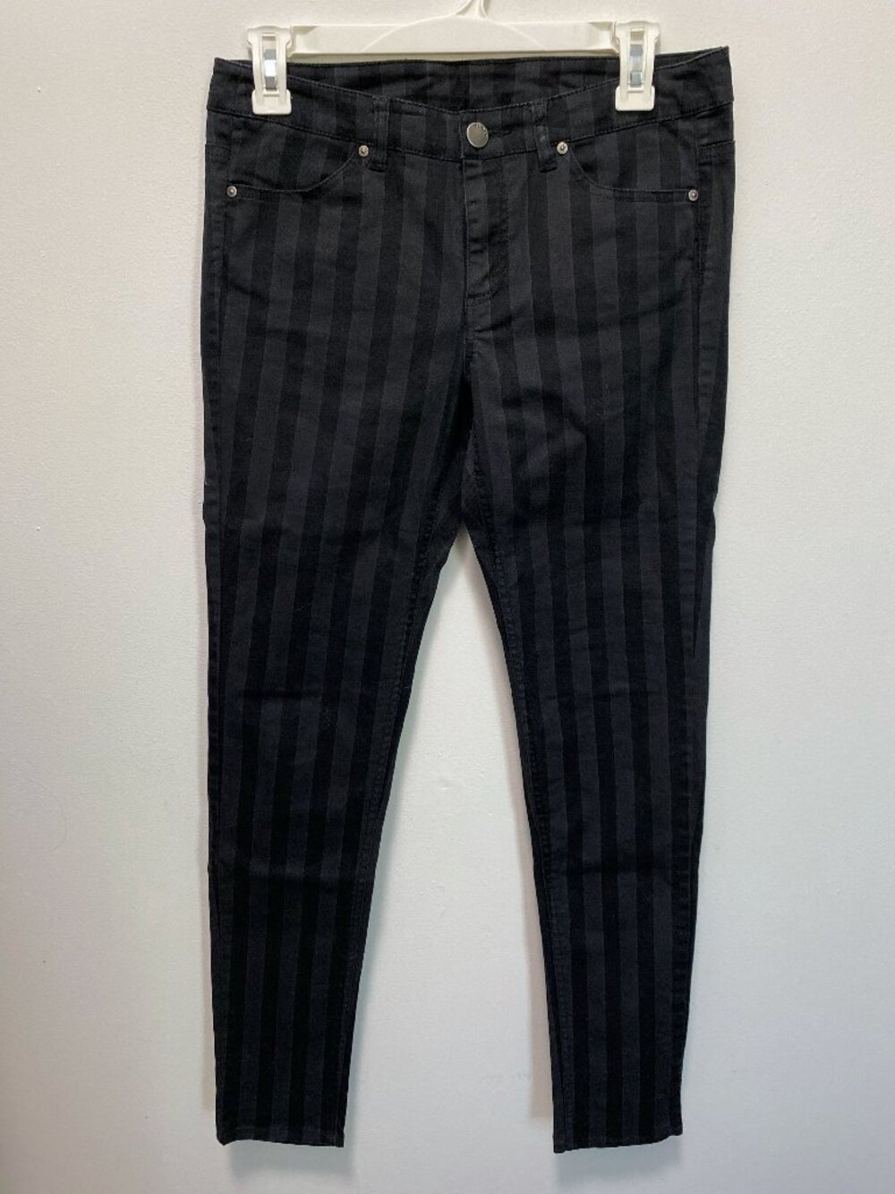 Divided H&M Black Pinstripe Skinny Jeans
